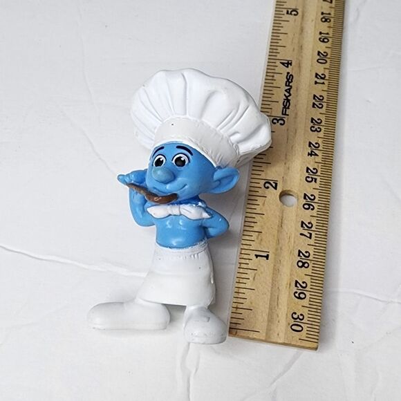 Smurfs Chef Happy Meal Toy McDonalds PVC Figure - Picture 2 of 5
